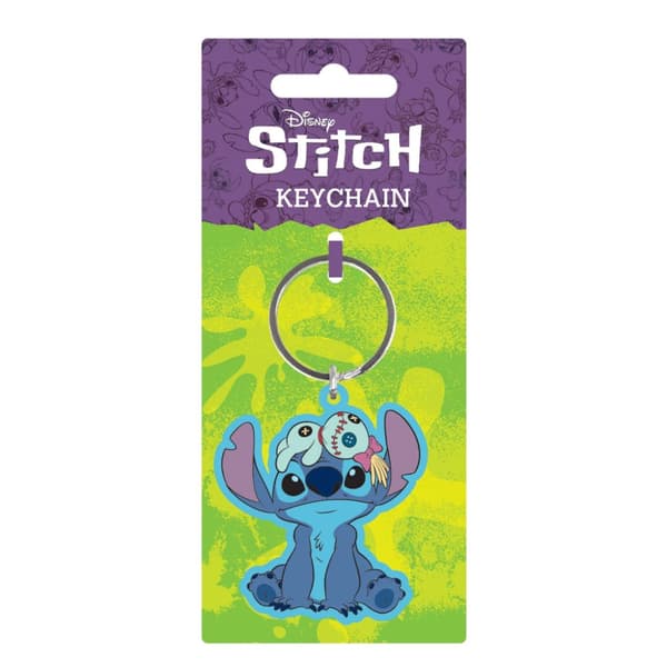 Lilo & Stitch PVC Stitch & Scrump nyckelring