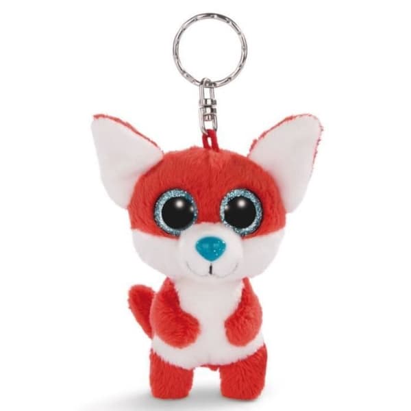 Nici nyckelring Glubschis Jayson junior mjukis 9 cm röd