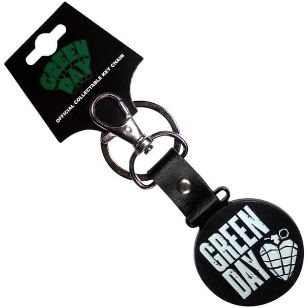 Green Day Nyckelring med staplad logotyp