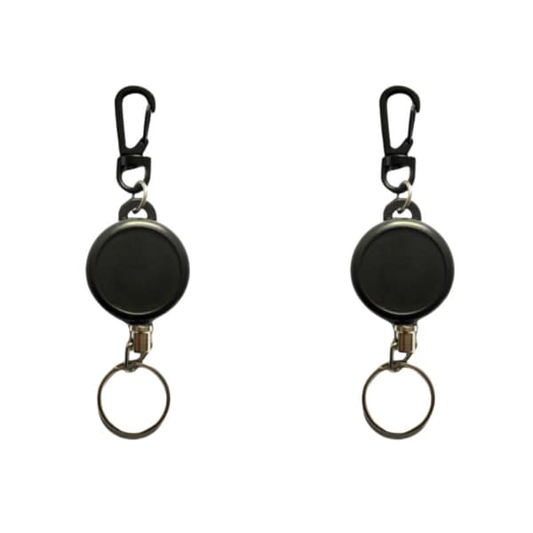INF 2-pack infällbar nyckelring, Easy Pull-nyckelring