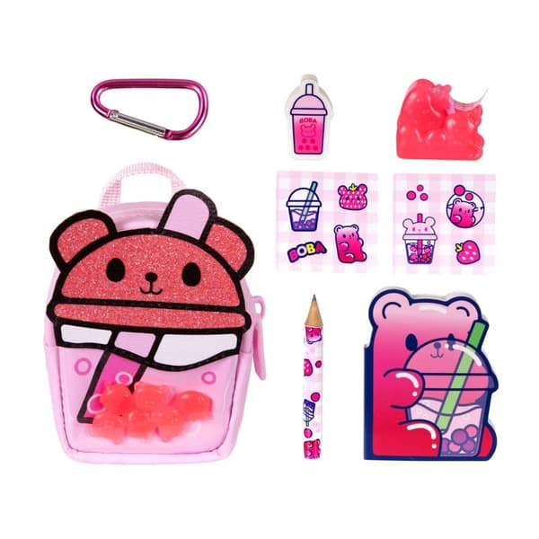 Real Littles Backpacks Scented Surprise Strawberry Boba!