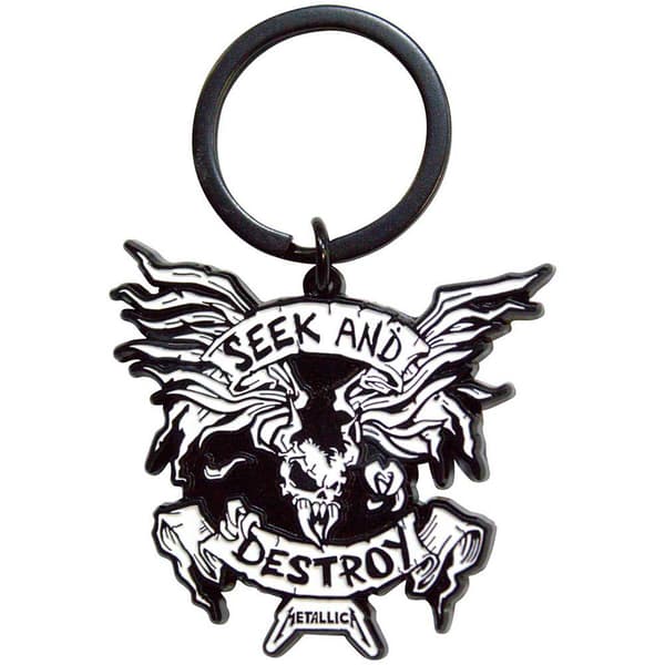 Metallica Seek And Destroy keyring Keychain One Size