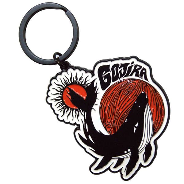 Gojira Whale Band Logo Keyring Keychain One Size
