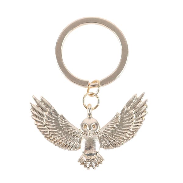 Something Different Owl Metal Keyring Gold One Size