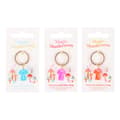 Miniatyrbilde 1 av 3: Something Different Aura Mushroom Crystal Keyring (Pack of 18)