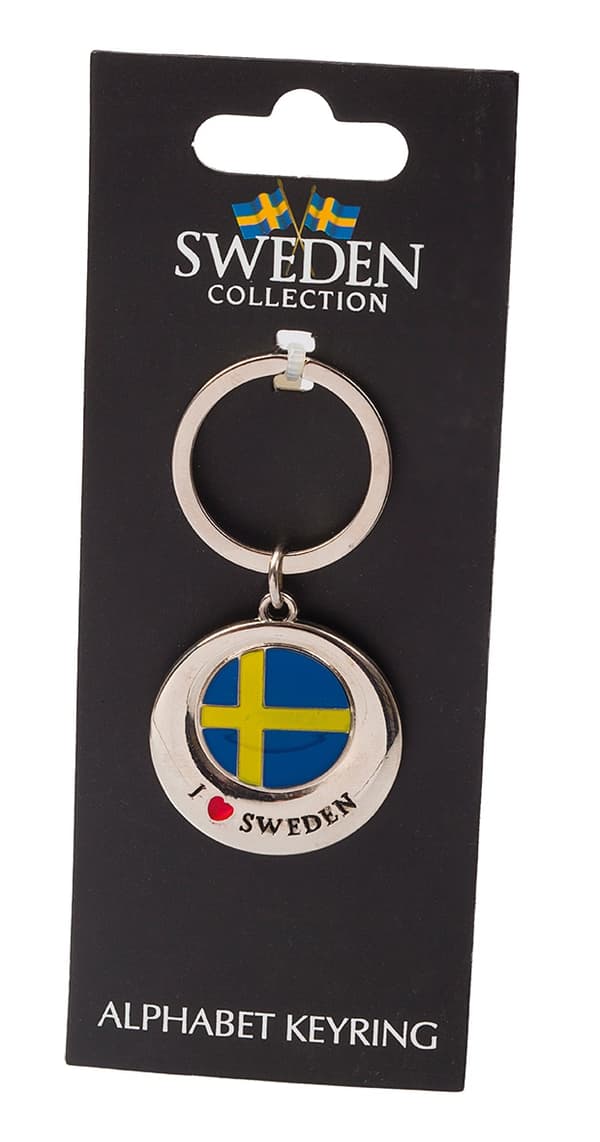 I Love Sweden Nyckelring