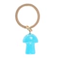 Miniatyrbillede 1 af 2: Something Different Aura Mushroom Crystal Keyring
