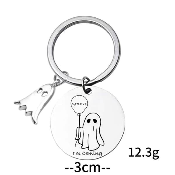 INF Halloween ruostumattomasta teräksestä valmistettu avaimenperä Model 3