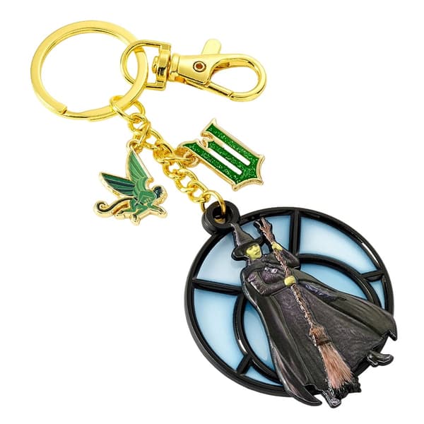 Wicked Fönster Elphaba Nyckelring Black/Gold One Size