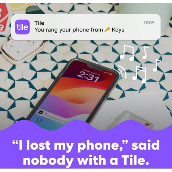 Tile Mate 2024 -sökare, 4-pack, svart