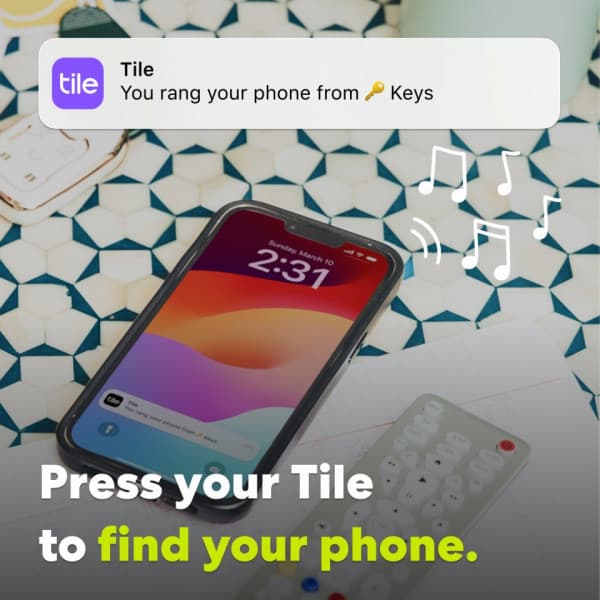 Tile Mate 2024 -sökare, 4-pack, svart