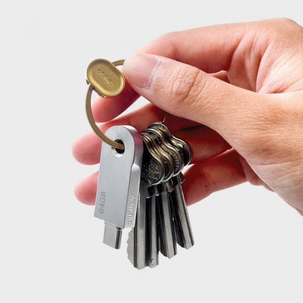 Orbitkey USB-C minnessticka för nyckelring, 64 GB
