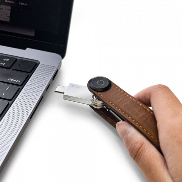 Orbitkey USB-C minnessticka för nyckelring, 64 GB