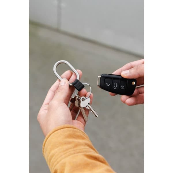 Orbitkey Clip Mini nyckelring, silver