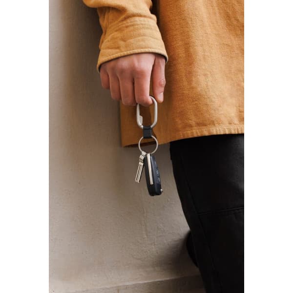 Orbitkey Clip Mini nyckelring, silver
