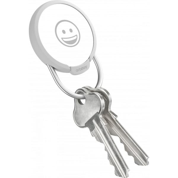 Orbitkey Slim Case til AirTag -nøgleholder med nøglering, granit
