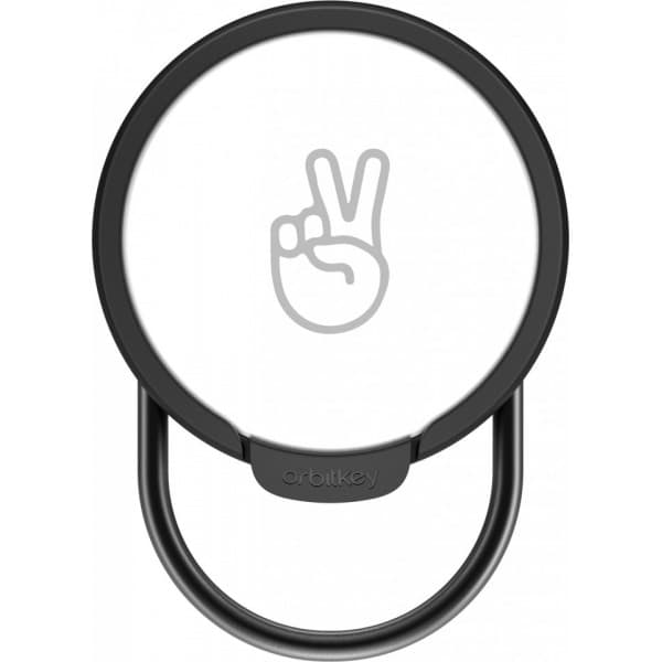 Orbitkey Slim Case for AirTag -pidike avainrenkaalla, musta