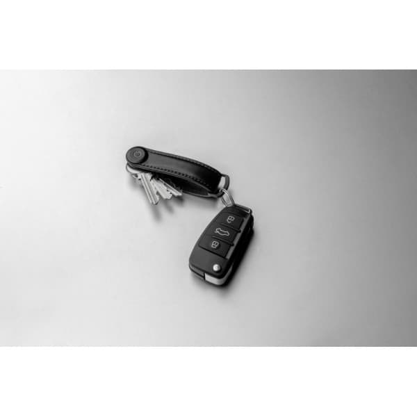 Orbitkey Læder Nøgleorganisator - nøglekæde, sort