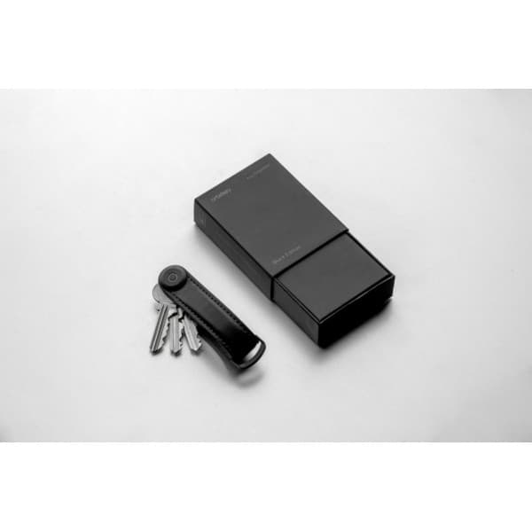 Orbitkey Læder Nøgleorganisator - nøglekæde, sort