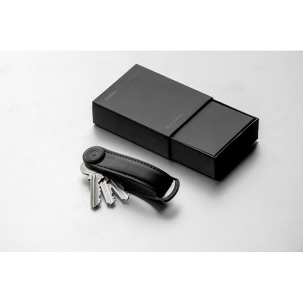 Orbitkey Læder Nøgleorganisator - nøglekæde, sort