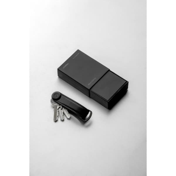 Orbitkey Læder Nøgleorganisator - nøglekæde, sort