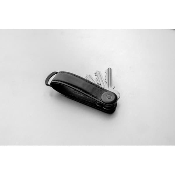 Orbitkey Læder Nøgleorganisator - nøglekæde, sort