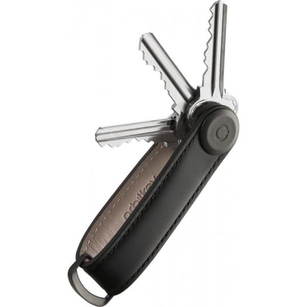 Orbitkey Læder Nøgleorganisator - nøglekæde, sort