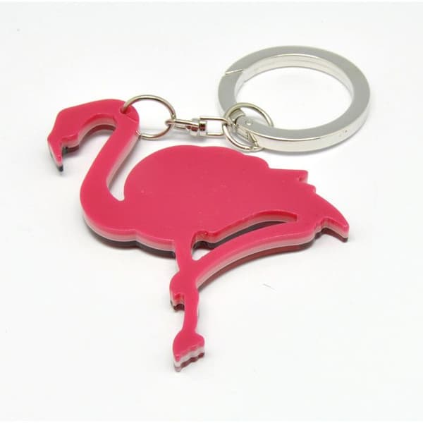 Mycket rosa Flamband nyckelring - CMLPB Rose Collection