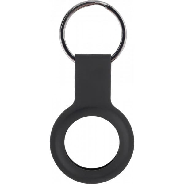 FoneKit silikonhållare med nyckelring, Apple AirTag, svart