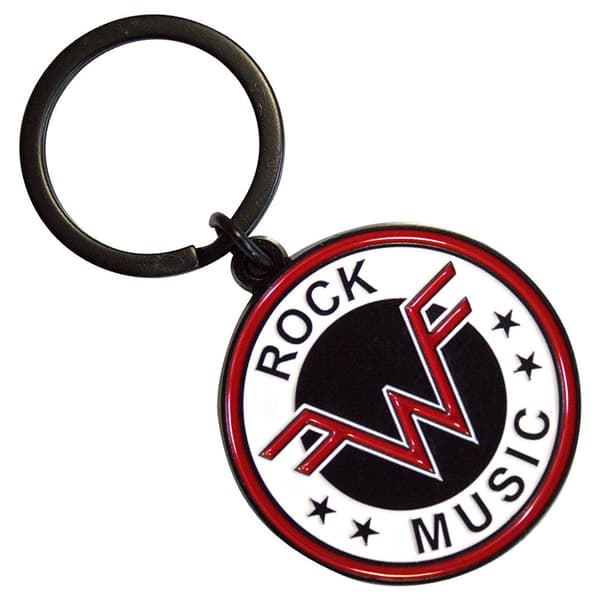 Weezer Rock Music Emblem Band Logo Keyring Keychain One Size