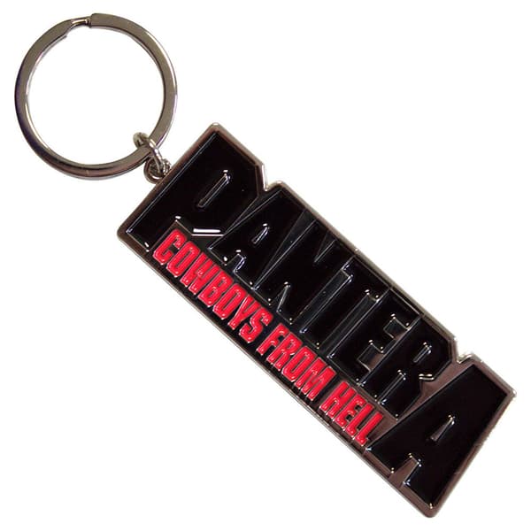 Pantera Cowboys From Hell Keyring Keychain One Size