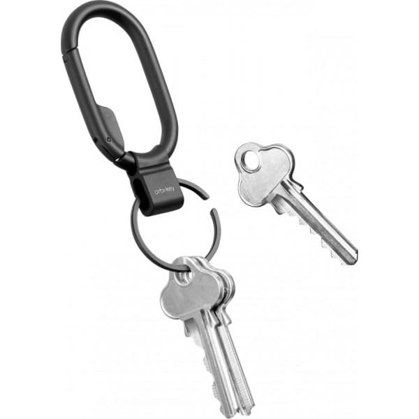 Orbitkey Clip Mini -nyckelring, svart