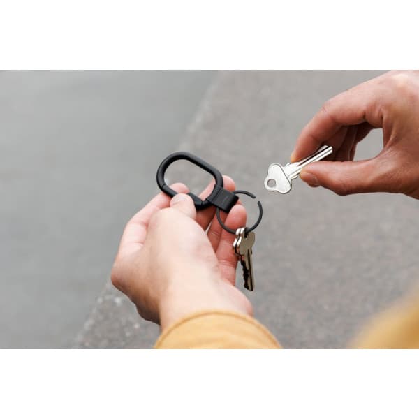 Orbitkey Clip Mini -nyckelring, svart