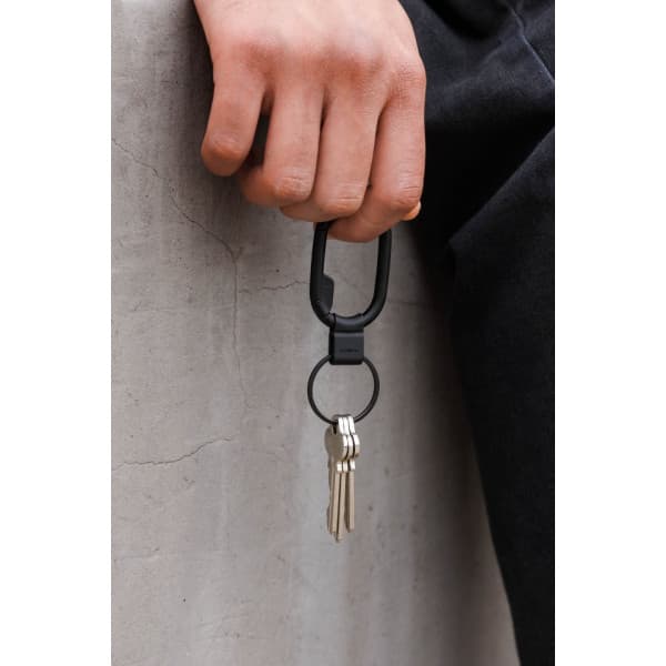 Orbitkey Clip Mini -nyckelring, svart