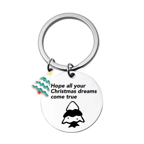 INF Christmas Tree Bell Keychain - Festlig julegave Model 1