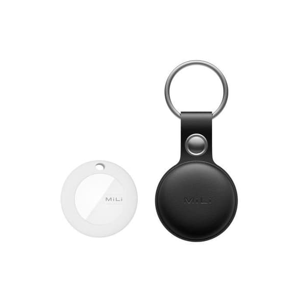 MiLi Tracker MiTag locator svart + nyckelringfodral