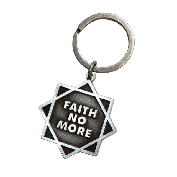 Faith No More Star Enamel Logo Keyring