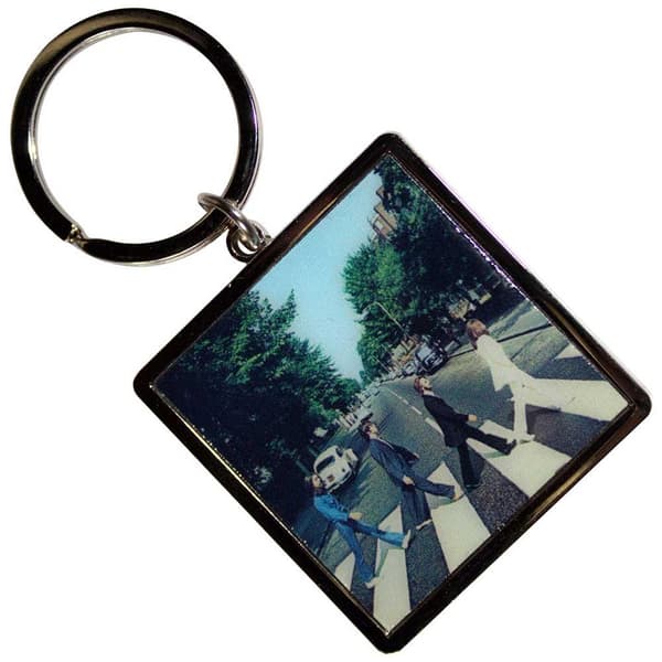 The Beatles Abbey Road Photo Print Keyring Multicoloured One Size