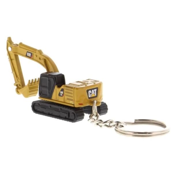 Nyckelring - CATERPILLAR - 320 - Gul - Metall och plast - Originaldesign i form av en spade