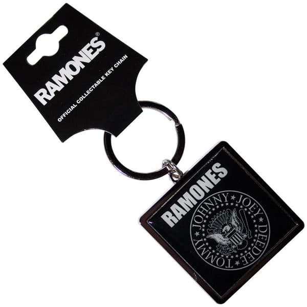Ramones Presidential Seal Keyring Black/White One Size