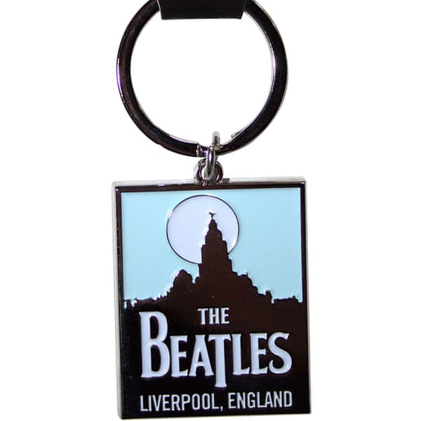 The Beatles Liverpool, England Skyline Keyring