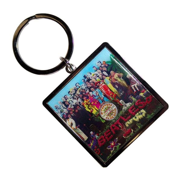 The Beatles Sgt Pepper Album Photo Print Keyring
