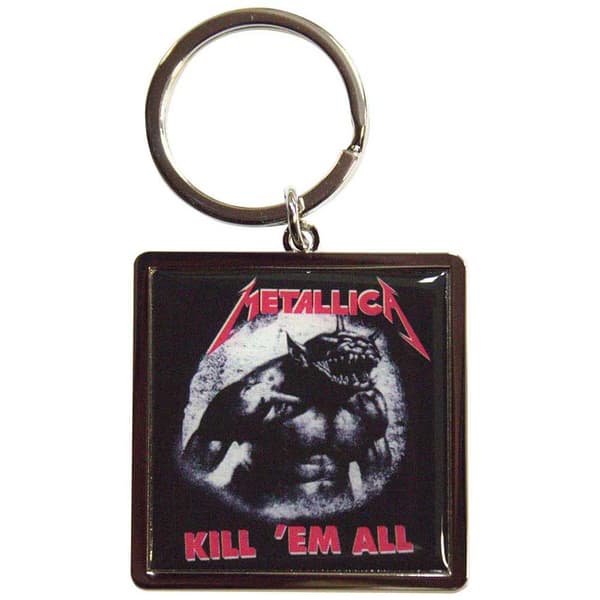 Metallica Kill ´Em All / Jump In The Fire Keyring Black/Red One Size