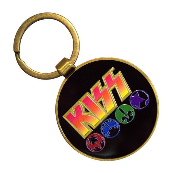 Kiss Army / Logo & Icons Double Sided Keyring