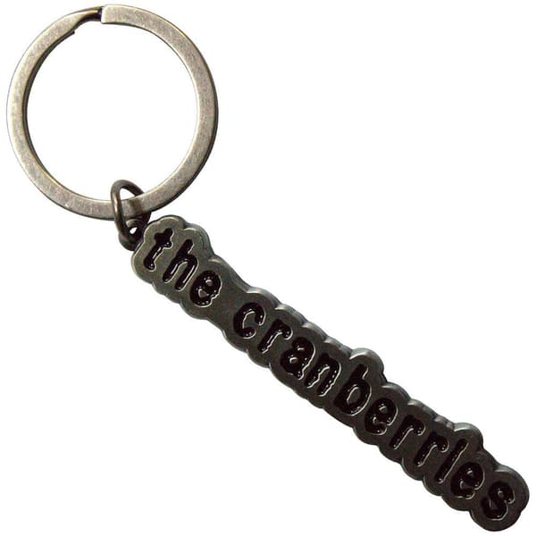 The Cranberries Nyckelring med logotyp i emalj Black/Silver One Size