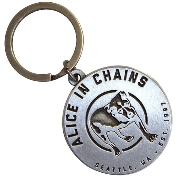 Alice In Chains Nyckelring för trebent hund Silver One Size