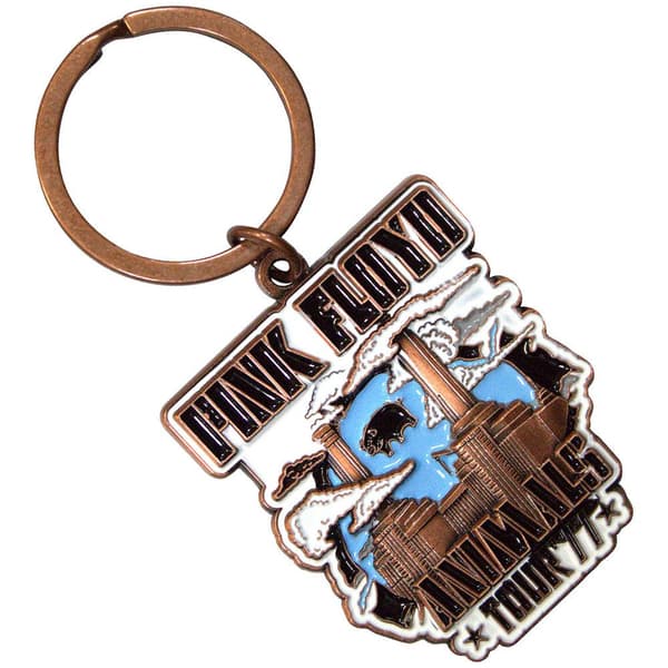 Pink Floyd Animals Tour 77 Keyring Copper/Blue/White One Size