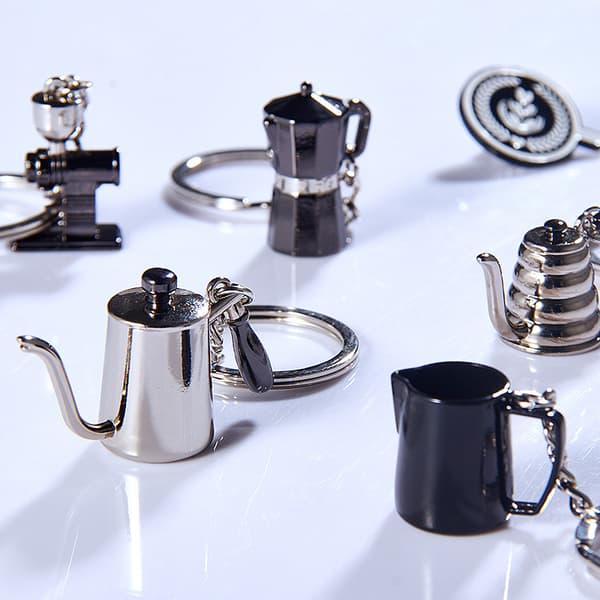 INF Moka Pot nøkkelring Model 1