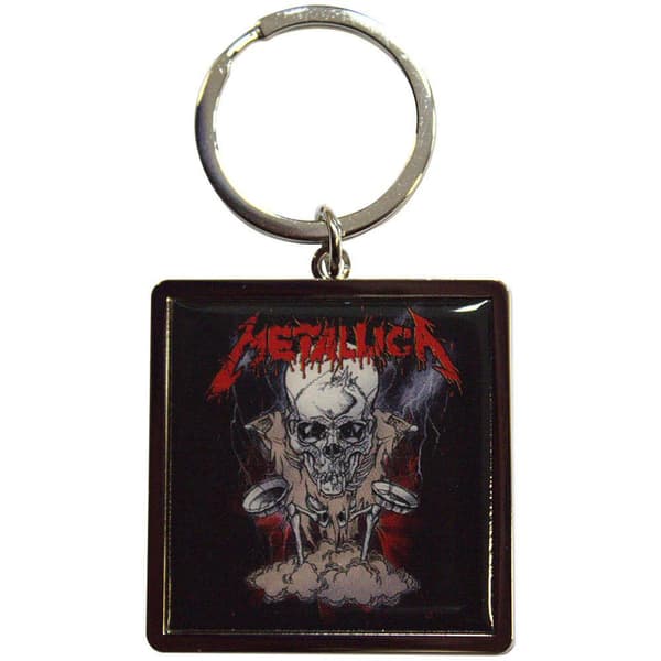 Metallica Skeleton Poster Keyring
