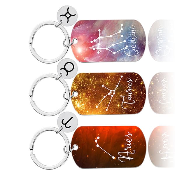 INF Zodiac nøgleringesæt (Vædderen, Tyren, Tvillingerne)